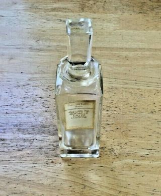 Vintage Parfums Caron Fluers De Rocaille Eau De Cologne 100ml Empty Bottle Paris