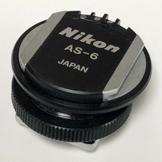Nikon As - 6 Flash Coupler Adapter For Nikon F3 95
