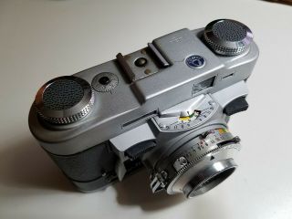 Vintage Graflex Graphic - 35 35mm Rangefinder Camera w.  F2.  8 Lens & Case 2