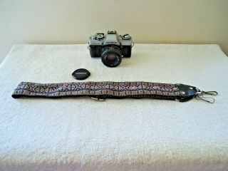 Vintage Minolta Xg - M Camera With Strap " Great Collectible Item "