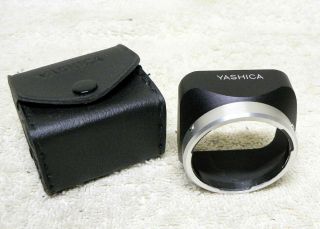 Yashica Bay 1 Metal Lens Hood Shade For Mat - 124g Tlr Camera W/ Case.  Likenew