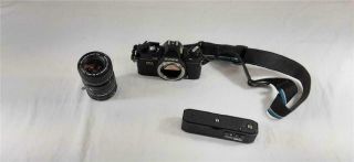 Konica Fp - 1 Program 35mm Camera Zoom Hexanon Ar 35 - 70mm F3.  5 - 4.  5 Lens & More