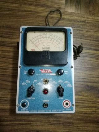 Vintage Eico Model 221 Electronic Voltmeter Ohmeter (1952) Approx.