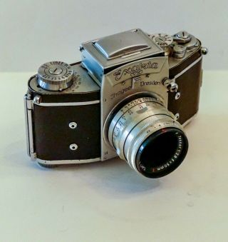 Ihagee Exakta Vx - Built In Dresden In 1953 Includes Carl Zeiss 50mm F2.  8 Lens