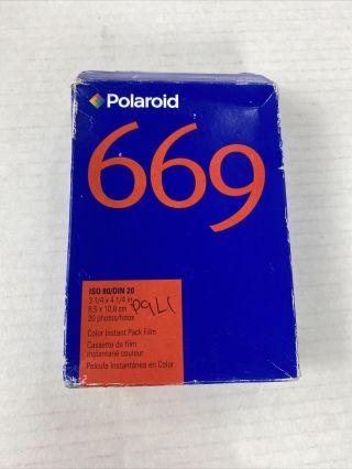 Polaroid 669 Color Instant Pack Film Expires 04/05