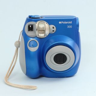 Polaroid 300 Instant Camera (blue) With Film