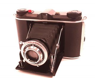 Vintage Ansco B2 Speedex 120 Folding Bellows Camera 85mm 1:4.  5 Lens