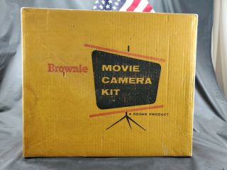 Kodak Brownie 8mm Movie Camera Kit 2.  7 With Light Instructions