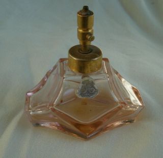 Vintage,  Attractive,  Made In Austria With Monogram " St " On Label,  Perfume Bottle
