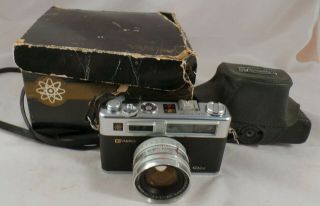 Yashica Electro 35 Gsn 35mm Rangefinder Camera With Case