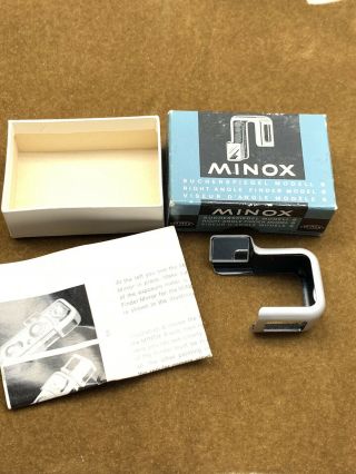 Minox Right Angle Finder Model B - W/ Box & Instructions