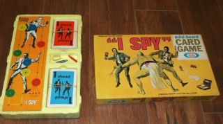 Vintage “i Spy” Mini - Board Card Game Ideal 1966 No.  2106 - 3