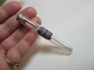 Violet Spencer Of South Bend Miniature Glass Vial Flask Tester