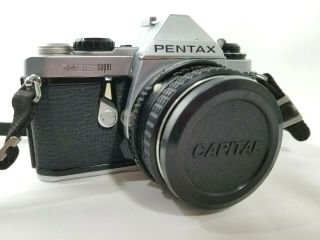 Pentax Me 35 Mm Slr Camera W/ Pentax - M 1:2 50mm Lens
