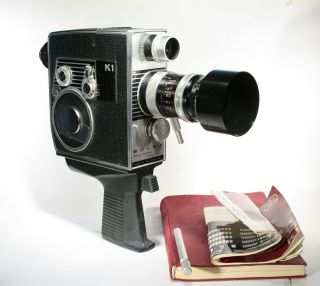 Bolex K1 Zoom Reflex Auto 8mm Movie Camera W/kern - Paillard 8 - 36mm F/1.  9 Lens