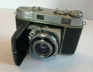 Vintage Kodak Retina Ii C 35mm Camera,  With Range Finder,  Leather Case