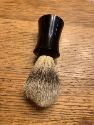 Old Antique Barber Shop Collectible Pure Badger Ever - Ready Shaving Brush 500pbt