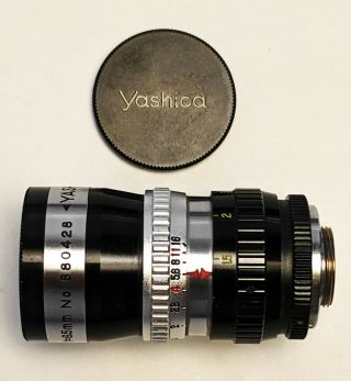 Yashica Cine Yashinon Wide Angle Lens 6.  5mm F/1.  4 D Mount