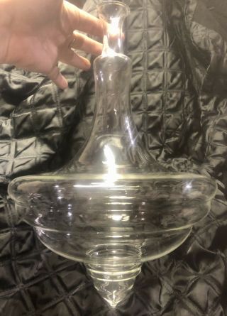 Vtg Pharmacy Replacement Show Globe Apothecary Glass Bottle Jar
