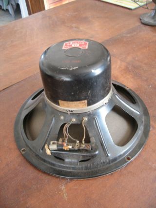 Vintage Jensen C12r 12 " R Series Electro Dynamic Field Coil Speaker