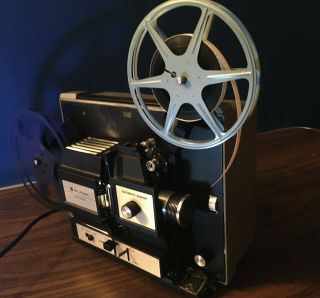 Vintage Bell & Howell Autoload 8 And 8mm Film Projector Model 456a -