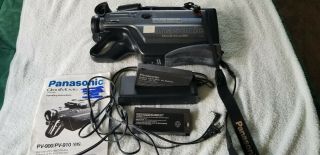 Panasonic Omnimovie Pv - 900 Vhs Video Camera Camcorder 12x With Case