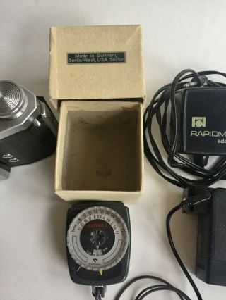 Vintage Rival Camera And Accessories Made In Germany Not 3