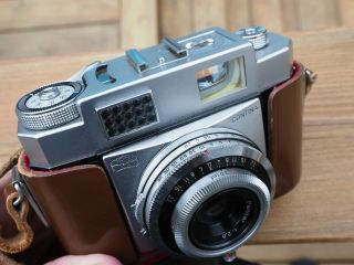 Zeiss Ikon Contina Matic Lll 35mm Camera Pantar 45mm 2.  8 Lens,  " Live Meter " Case