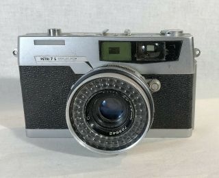 Vintage Petri 7s 35mm Film Rangefinder Camera With Petri Lens F - 2.  8 45mm.