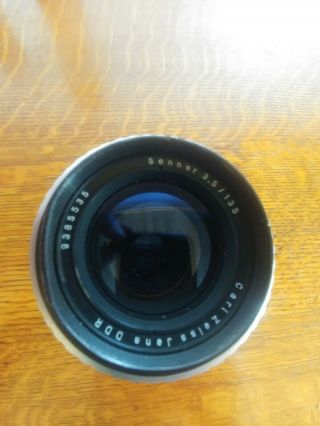 Camera Lens Carl Zeiss Jena 135mm F3.  5