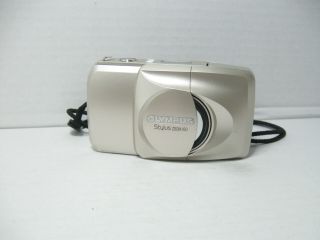 Vintage Olympus Stylus Zoom 160 35mm Point & Shoot Camera
