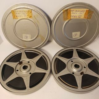 2 Usa Midwest 1967 1960s 8 8mm Home Movie Film Reel Family Trip Vacation
