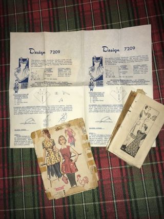 3 Vintage Apron Sewing Patterns Marian Martin Mccall’s Alice Brooks