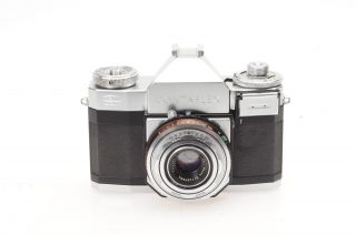 Zeiss Ikon Contaflex Alpha (10.  1241) Camera W/45mm F2.  8 Pantar 002