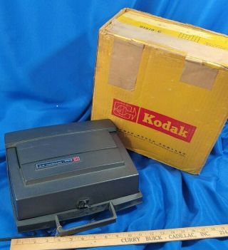 Kodak Instamatic Model M70 8mm Film Movie Projector Vtg Box