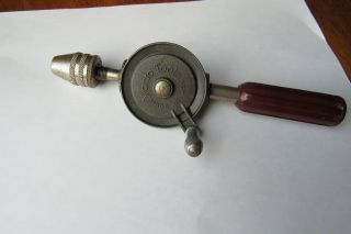 Vintage X Acto Tools Small Hand Drill,  (egg Beater Type)