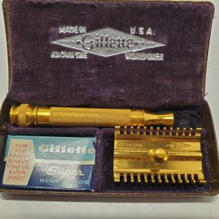Vintage Gillette Safety Razor 1930 