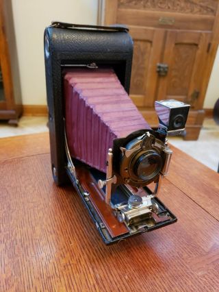Vtg Canadian Eastman Kodak Folding Pocket Camera No.  3 Model B - 4 Parts Restor