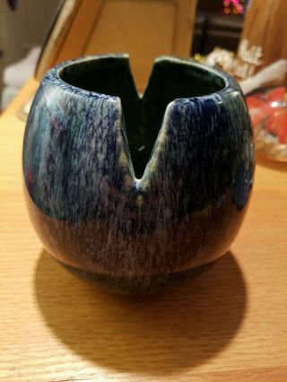 Vintage Brush Mccoy Onyx Vase 4”