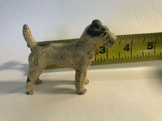 Vintage Lead Toy Dog Terrier Figure