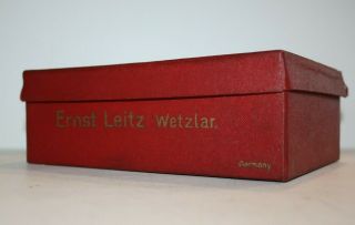 Vintage Ernst Leitz Wetzler Leica Camera Film Box w/ 15 Paper Canisters 2