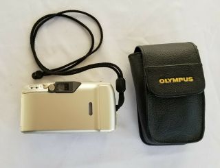 Olympus Stylus Epic Zoom 170 Deluxe QD 35mm Point & Shoot Film Camera w/ Case 2