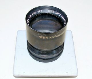 25cm (10 ") Graflex Tele - - Optar F/5.  6 Lens By Wollensak No.  506041 I.  M.  Estate
