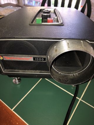 Vintage Technicolor 8 Optical Projector W/ 3 Old Cartridges