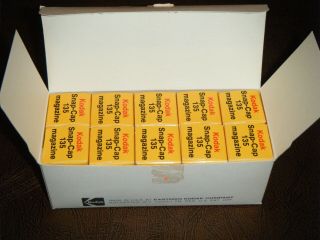 Vintage Kodak Snap - Cap 135 Bulk Film Loading Canisters – Box Of 10 Magazines