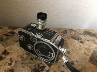 Vintage Paillard Bolex C8 8mm Movie Camera 1:2.  5 F=12.  5mm