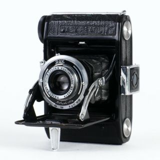 :rokuoh Sha Baby Pearl Vintage 3x4 127 Film Camera W/ Hexar 50mm Lens