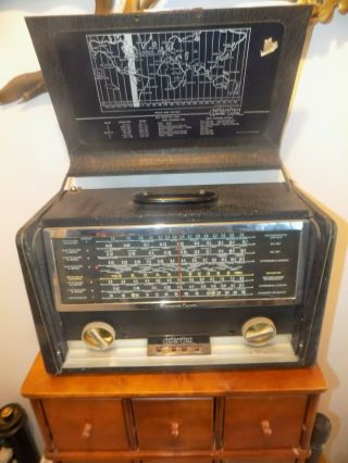 Vintage Hallicrafter Tw - 1000 World Wide Radio Shortwave Am Sw Transoceanic Parts