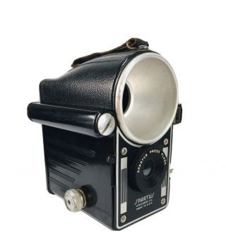 Vintage Spartus Press Flash - Flash 120 Film Box Camera Art Deco Bakelite