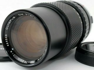 Near Olympus Om - Zuiko Auto - Zoom 75 - 150mm F/4 Zoom Lens W/lenscap From Japan